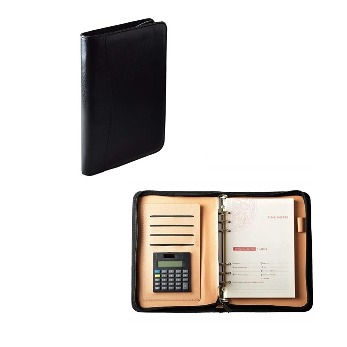 A5 Black Hard Cover PU Leather Planner A5 Black Hard Cover PU Leather Planner