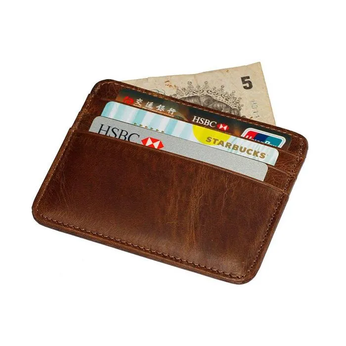 Mini Card Wallet Genuine Leather Mini Card Wallet Genuine Leather