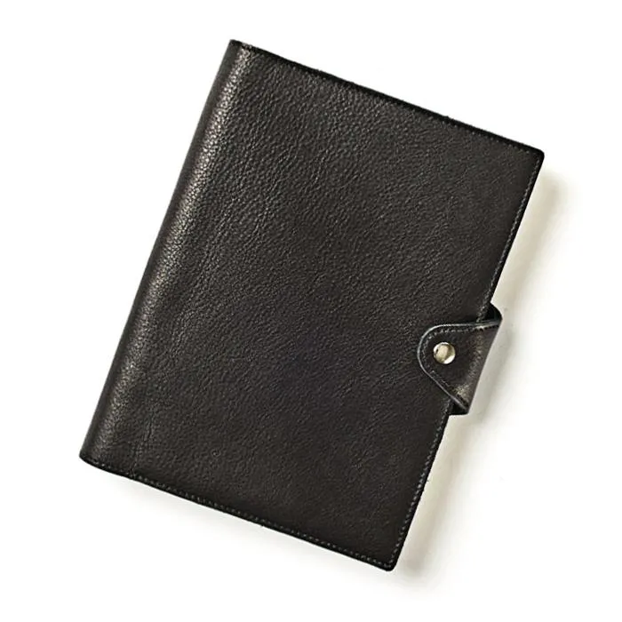 Refillable A5 Leather Notebook With Logo