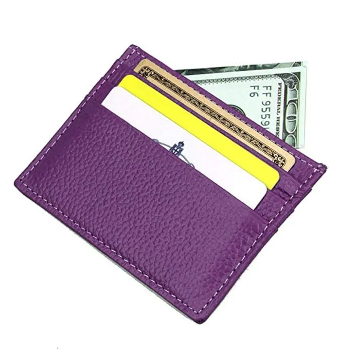 Leather Card Holder Womens