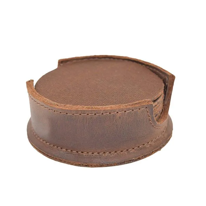 Full Grain Leather Coaster