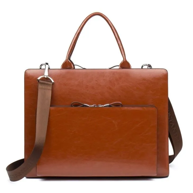 Leather Folder Portfolio Bags For Men