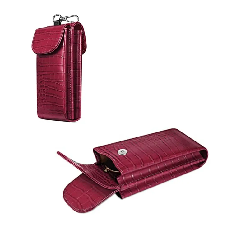 Faux Leather Sunglasses Pouch